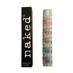 Naked Cosmetics Broadway 6 Stack Mica Mineral Loose Shimmer Eyeshadow Set NWT